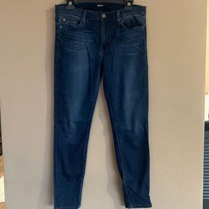 Hudson dark wash skinny jeans